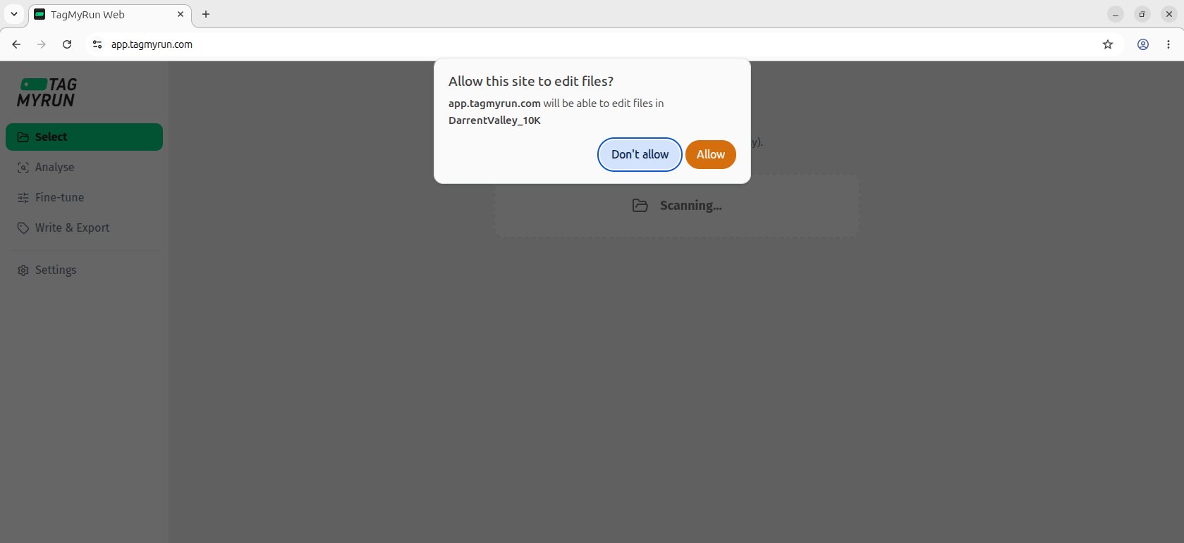 Chrome asking permission to access your photo folder